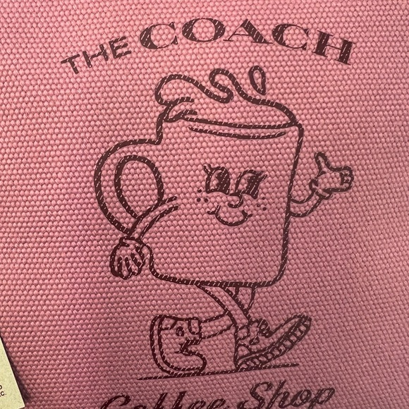 Coach Pink Coffee shop pouch - Picture 3 of 4